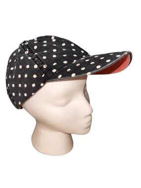 Time and Tru Women's Baseball Cap Intentionally Faded NWOT Polka Dot Print